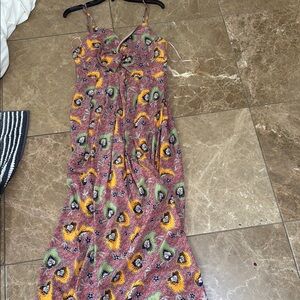 Colorful Patterned Maxi Dress